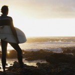 Surfer at Dusk