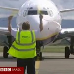 Avião reportagem BBC