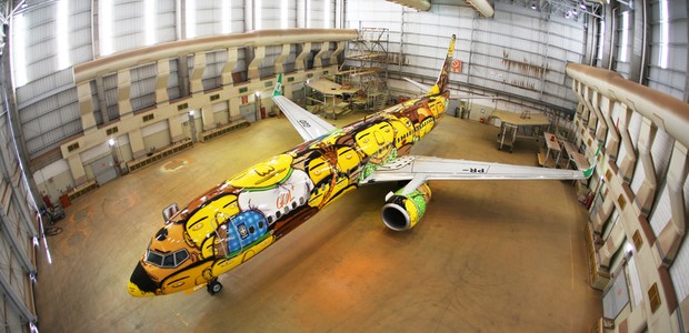 Avião da Copa Os Gêmeos