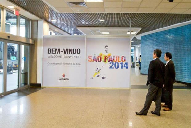 Painel da Copa Aeroportos SP