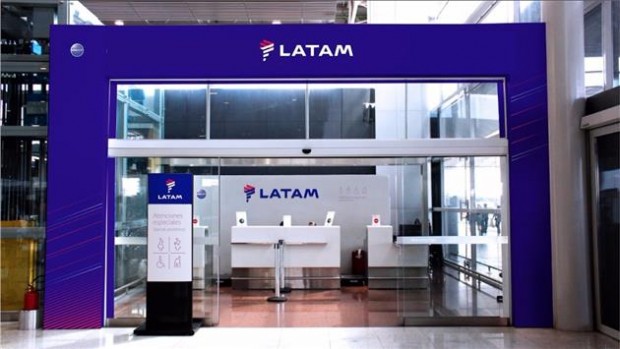 Novo stand da Latam em Congonhas