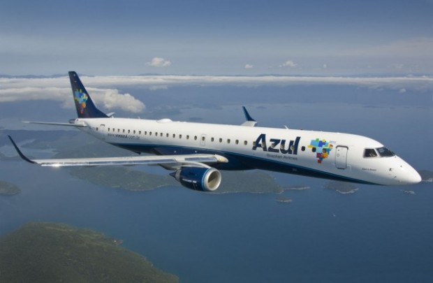 As novas operações, assim como as já existentes, serão cumpridas com os jatos Embraer 195, de 118 assentos