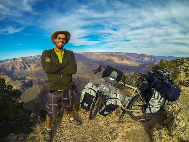 Andre Fatini no Grand Canyon